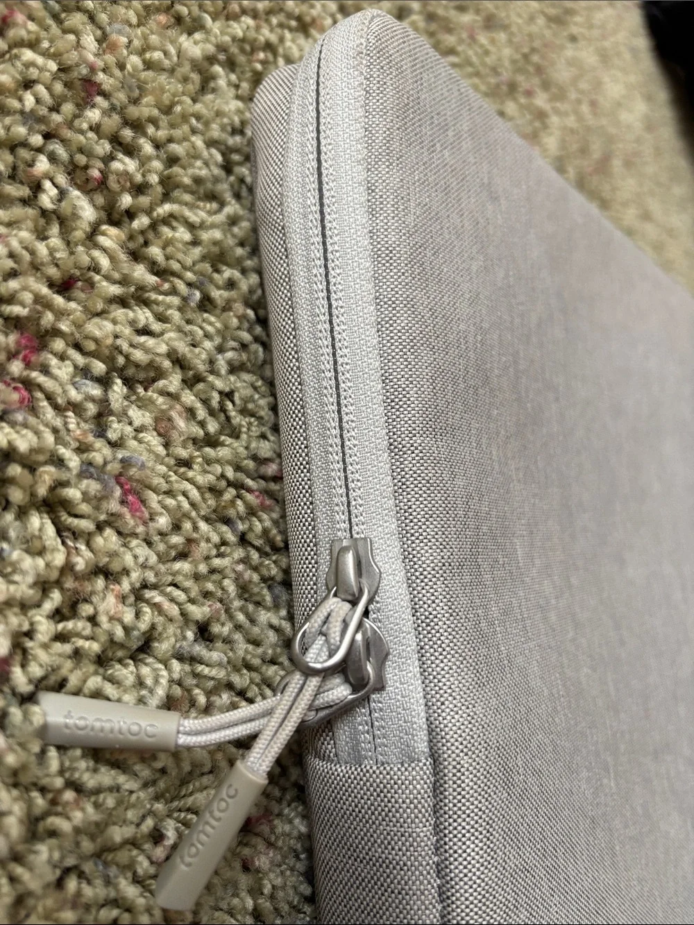 Tomtoc Defender Gray Laptop Sleeve/ Case for 15
